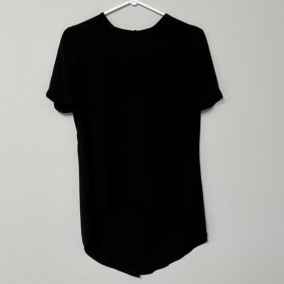 BCBG MaxAzria Nalia Split-back High-low Top, Size XS - Picture 7 of 12